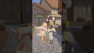 にじたうんでまちあわせ🧡💛雲母たまこ×司賀りこ #shorts #にじさんじ