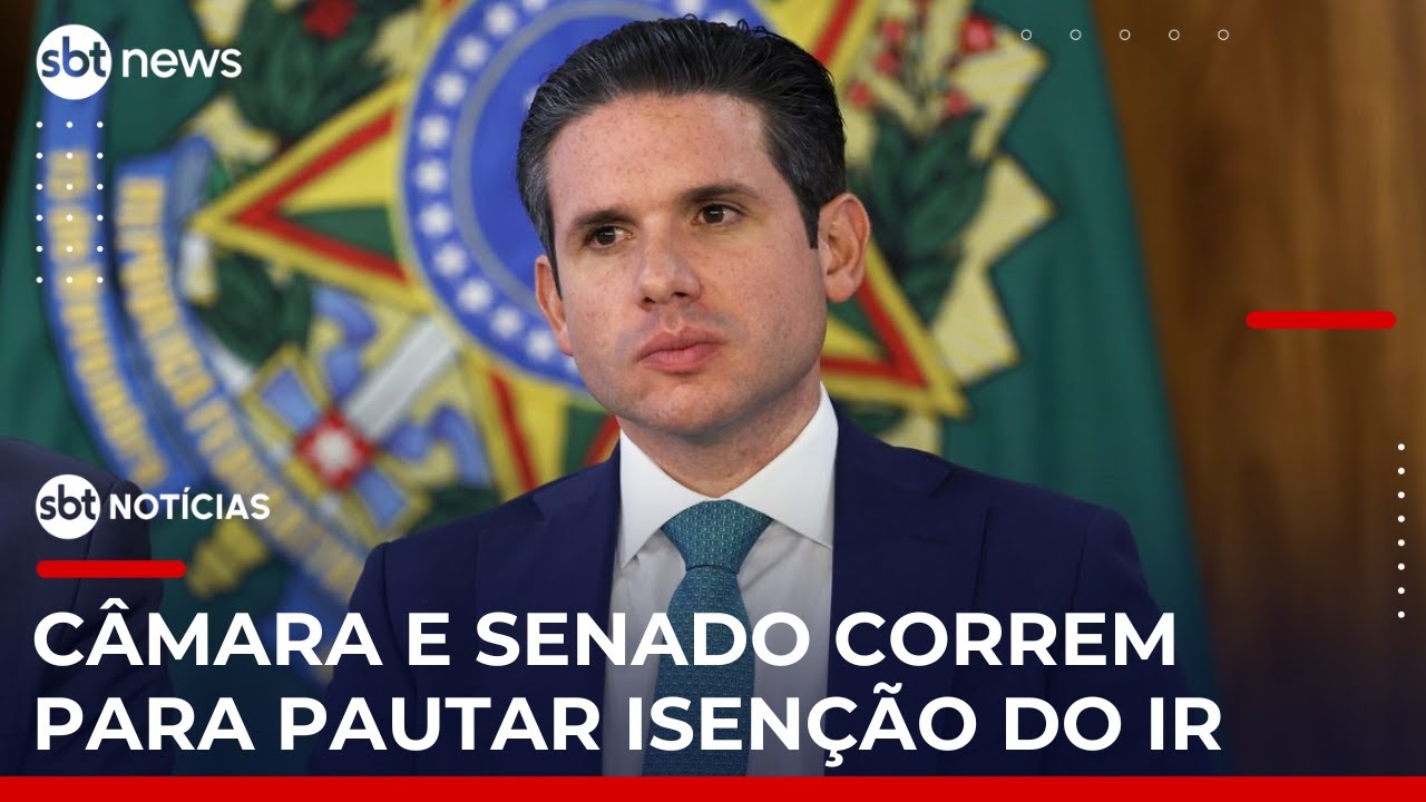 SBT Notícias: Hugo Motta diz que pretende votar isenção do IR na próxima semana