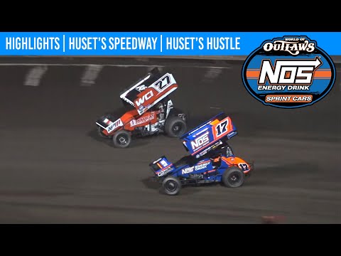 World of Outlaws NOS Energy Drink Sprint Cars | Huset’s Speedway | August 30, 2024 | HIGHLIGHTS - dirt track racing video image