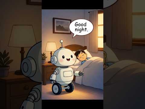 EK PYARA SA CHOTTA ROBOT 🤖#ytshorts #shortsfeed #aishorts #aianimation #cartoon