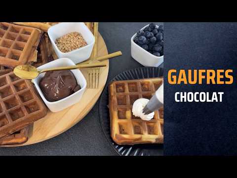 Recette de gaufres moelleuses ❗️Comment faire des gaufres marbrées ❗️recette facile ❗️waffles