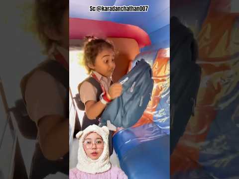 TAS SEKOLAH RANTI TERTUKAR DENGAN PENUMPANG BAJAI PAPA😄