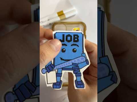 Italian BRAINROT OTAMATONE style customize stickers phone case 35