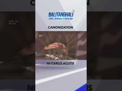 Canonization ni Carlo Acutis, sa April 2025 na! #shorts | Balitanghali