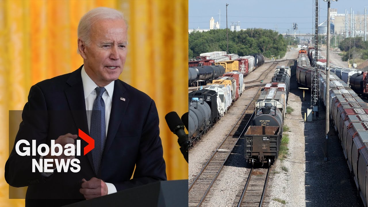 Biden signs bill to prevent national rail strike, delivers remarks | LIVE