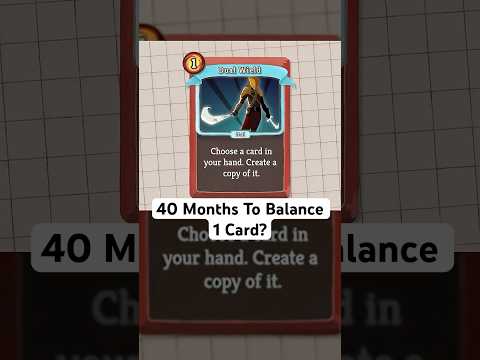 This Game So Beautifully Balanced