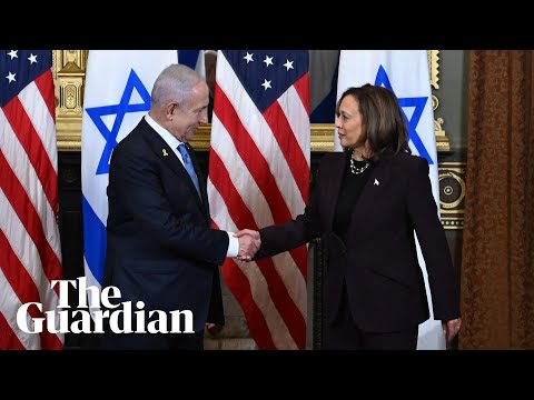 Netanyahu and Harris meet in vice-president's ceremonial office