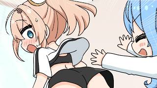 Iroha gets pranked by Suisei and makes a noise of all time【Hololive An