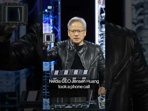 Nvidia CEO Puts Trump on Phone While Downplaying AI Risks