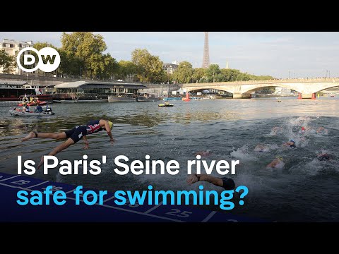 Olympics: Sports minister dips into Seine river in attempt to prove water safety | DW News