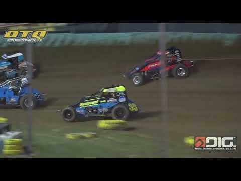 Action Track USA | USAC East Coast Sprint Feature Highlights | 7/10/24 - dirt track racing video image