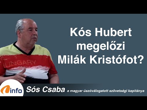 Sós Csaba, a magyar úszóválogatott szövetségi kapitánya. Inforádió, Aréna