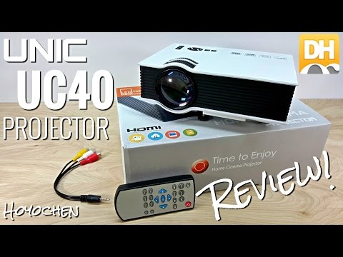 Unic UC40 Projector - $100 - [Unboxing & Review] - 800 Lumens - 130" - HDMI - LED - DHgate.com - UCemr5DdVlUMWvh3dW0SvUwQ