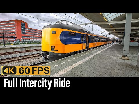 Train Cab Ride NL / Full Intercity Ride! / Rotterdam - Utrecht - Leeuwarden / ICM / February 2024
