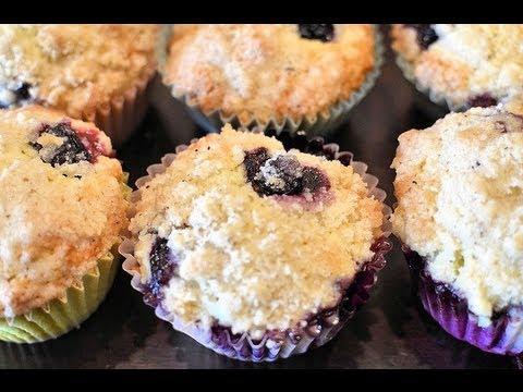 Blueberry Muffin with Streusel Crumb Topping! - UCX0kj_Hz-VY22eX9quwhwcA