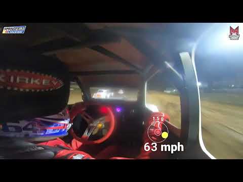 #864 Davin Lawson - Midwest Mod - 11-1-2025 Springfield Raceway - In Car Camera - dirt track racing video image
