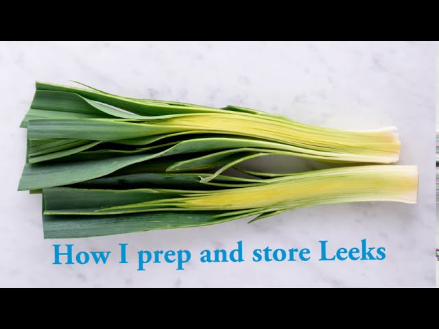 How to Preserve Leeks for Long-Term Storage