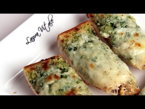 Cheesy Garlic Bread Recipe - Laura Vitale - Laura in the Kitchen Episode 288 - UCNbngWUqL2eqRw12yAwcICg