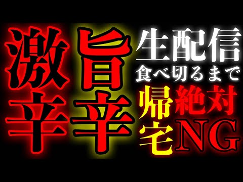 【大食い】⚠️食べ切れないと終わらない激辛生配信🌶️【MAX鈴木】