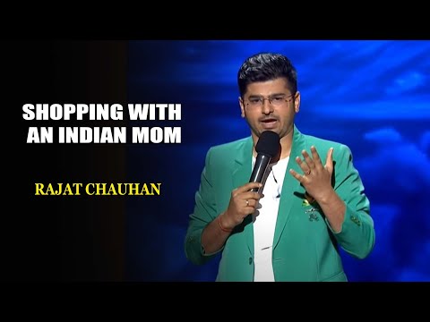 Shopping With An Indian Mom | Rajat Chauhan | India's Laughter Champion
