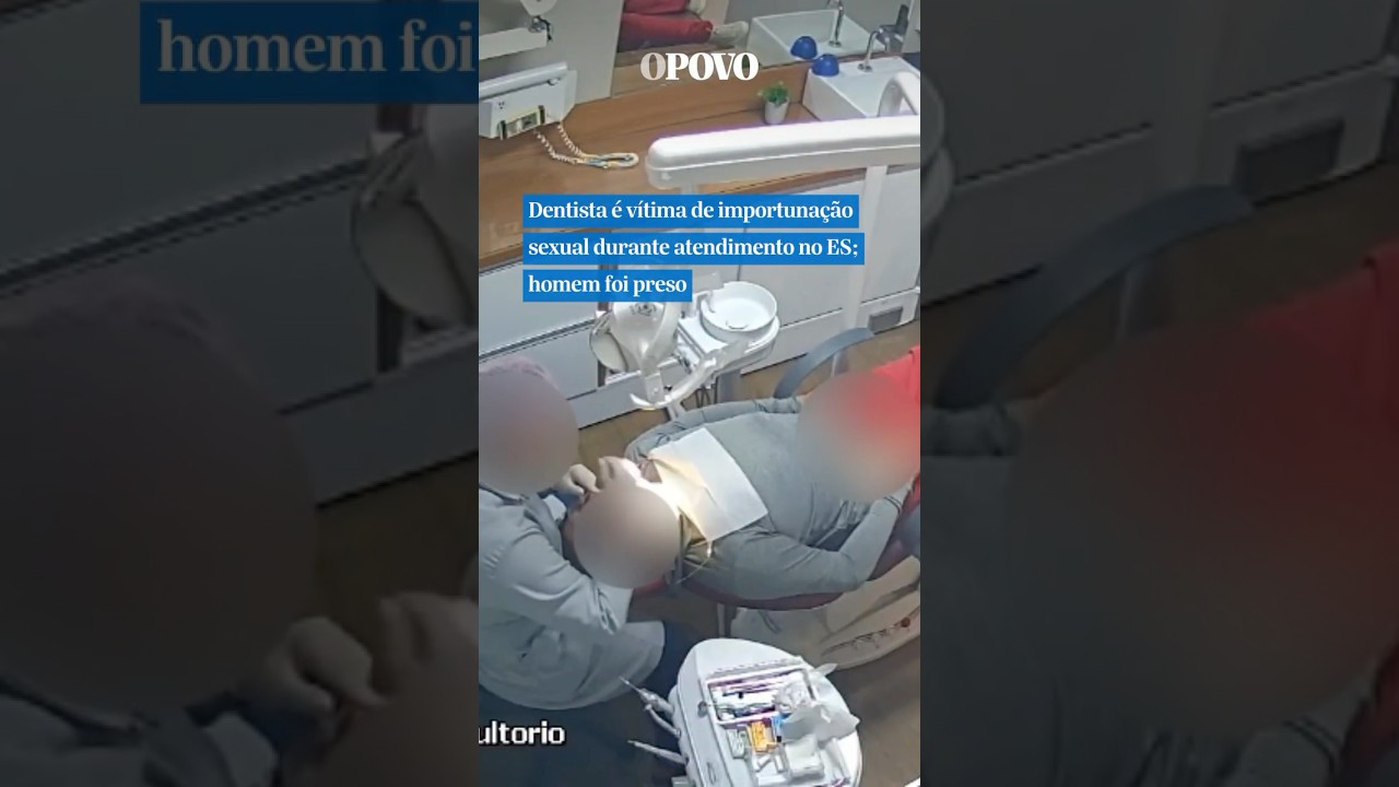 Dentista é vítima de importunação sexual durante atendimento no ES; homem foi preso #shorts #crime