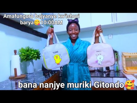 Dutegurane ibyo kurya no kunwa😋abana banjye bajyana kw'ishuri🥰nawe byagufasha 👌