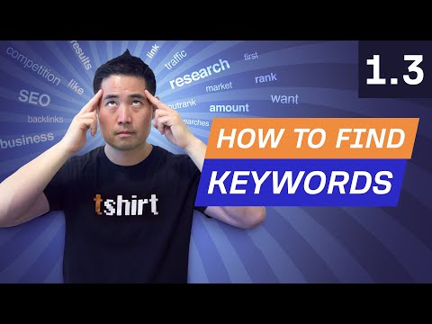 Keyword Research Pt. 2: How to Find Keywords for Your Website - 1.3. SEO Course by Ahrefs