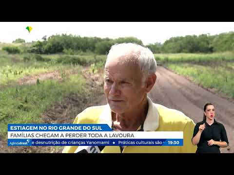 Estiagem castiga lavouras no Rio Grande do Sul