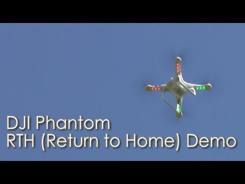 DJI Phantom V1 - Return To Home Demo - UCvrwZrKFfn3fxbkpiSIW4UQ