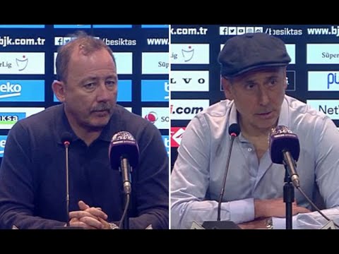 Beşiktaş-Trabzonspor maçının ardından  Sergen Yalçın ve Abdullah Avcı açıklamalarda bulundu
