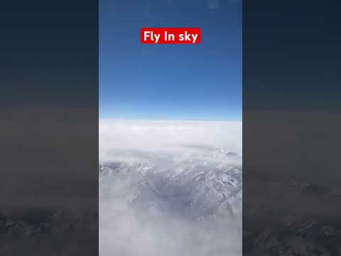 On the way in sky #shortsfeed #sky #fly #viral #mountains #nature #shorts