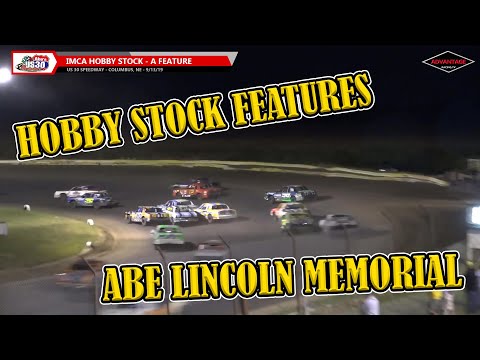 Hobby Stock Features | Abe Lincoln Memorial | US 30 Speedway | 9-13-2019 - dirt track racing video image