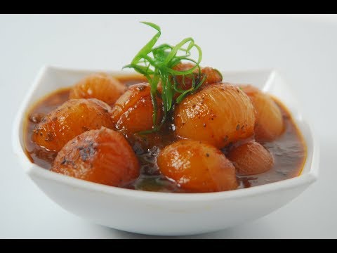 Sweet & Sour Onions | Cooksmart | Sanjeev Kapoor Khazana - UCmoX4QULJ9MB00xW4coMiOw