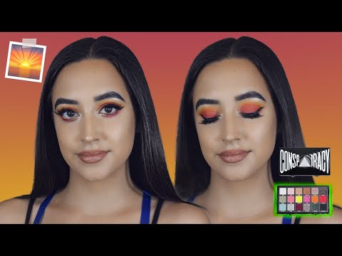 Soft Sunset Inspired Makeup Tutorial | Jeffree Starr X Shane Dawson The Conspiracy Palette