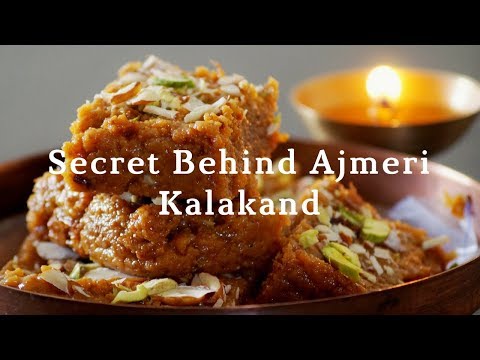 Secret Behind Ajmeri Kalakand Video Recipe - How to make Authentic Ajmeri Kalakand - Kalakand Recipe