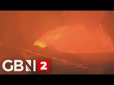 Hawaii's Kilauea volcano spews lava in dramatic eruption