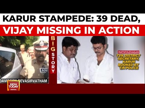 Karur Tragedy: 39 Dead At Vijay's Rally, Actor 'Barricades' Himself As Aide Is Booked
