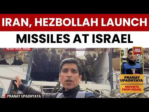 Watch: Iranian Missile Hits Israeli Drone Factory In Petah Tikva, Residential Area Narrowly Escapes