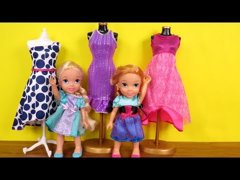 SHOPPING ! Elsa and Anna toddlers at Clothing Store - Dresses - Shoes - Purses - UCQ00zWTLrgRQJUb8MHQg21A