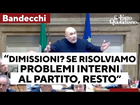 Bandecchi ci ripensa: "Dimissioni? Se risolviamo i problemi interni al partito, resto". Bagarre