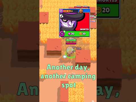 Can I Win with Power 1 Mortis at 450 Trophies? 😨 #brawlstars #showdown #mortis #gaming