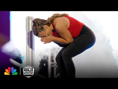 19-Year-Old Anna McArthur Hits Her FIRST-EVER BUZZER | American Ninja Warrior | NBC