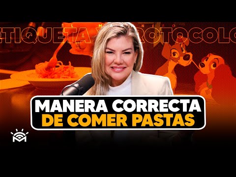 La Manera CORRECTA de COMER PASTAS - LAURA DE LA NUEZ (Etiqueta y Protocolo)