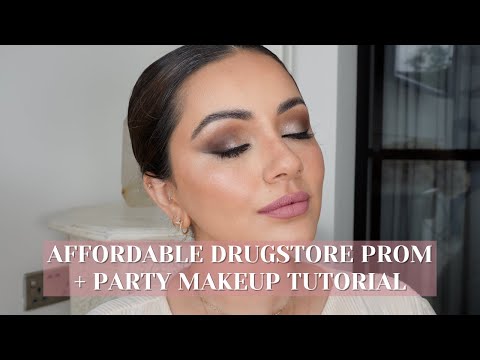 AFFORDABLE DRUGSTORE PROM + PARTY MAKEUP TUTORIAL