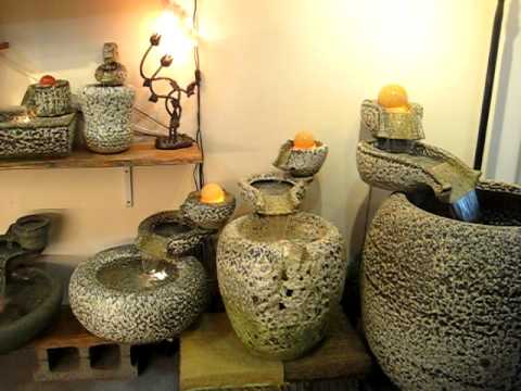 流水藝品~風水滾球影片2~蟲蛀釉大中小陶瓷流水滾球~流水藝達人~上華藝品~陳立偉~0958505913