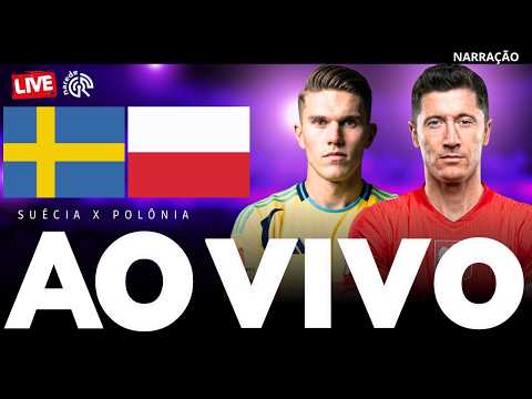 🔴 SUÉCIA X POLÔNIA | AO VIVO | NATIONS LEAGUE 2026 | JOGO AO VIVO COM IMAGENS DA STRAWBERRY ARENA