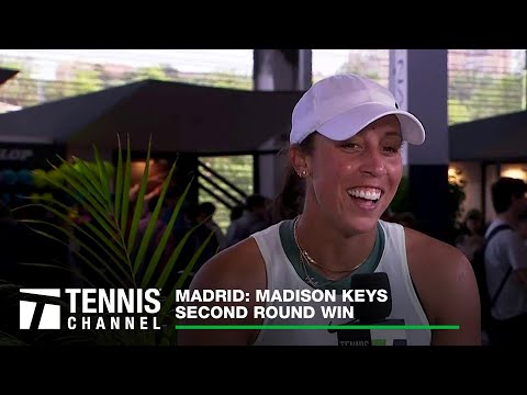 Madison Keys is learning to balance her game in Madrid | 2024 Madrid Second Round