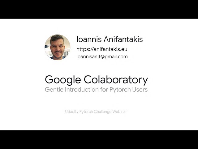 Google Colaboratory and Pytorch – The Perfect Combo?