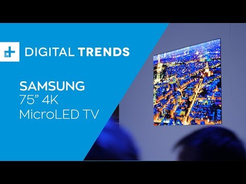 Samsung 75 Inch 4K MicroLED TV - Hands On at CES 2019 - UC8wXC0ZCfGt3HaVLy_fdTQw