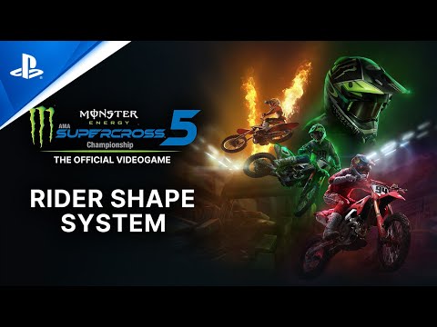 Monster Energy Supercross: The Official Videogame 5 - Rider Shape System | PS5, PS4